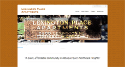 Desktop Screenshot of lexplace-apartments.com